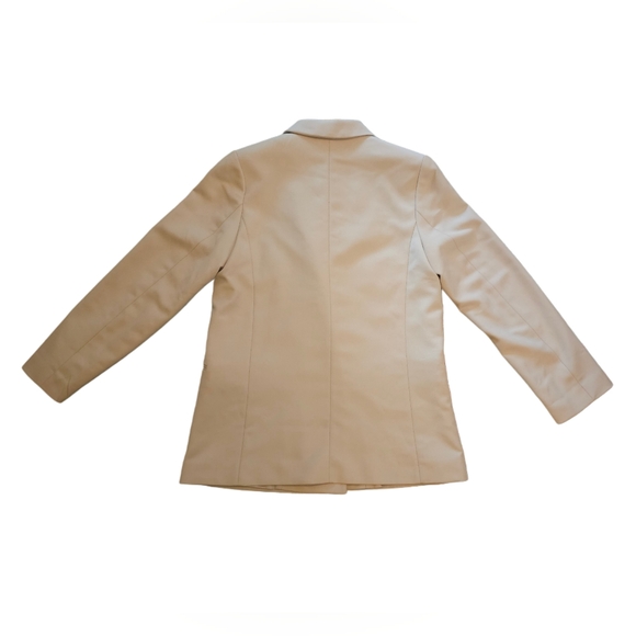 NWT H&M Beige Double-Breasted Blazer Jacket Size Small - Picture 3 of 6